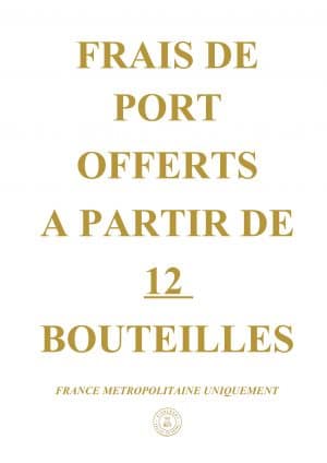 FRAIS DE PORT OFFERTS